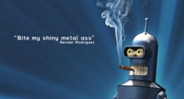 Bender from Futurama.