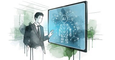 AI and human consultants.