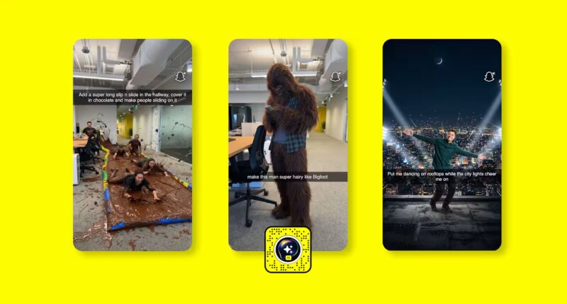 SnapChat Imagine Lens
