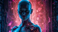 female cyborg