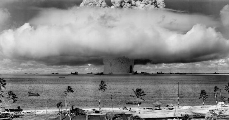 Nuclear explosion.