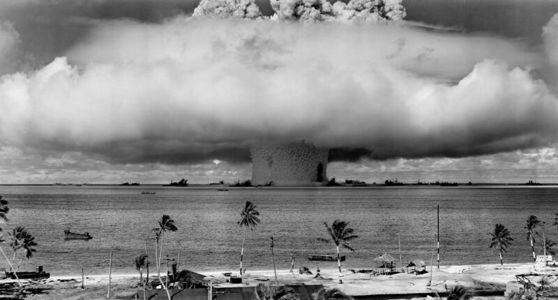 Nuclear explosion.