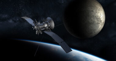 satellite in orbit