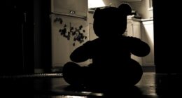 teddy in darkness
