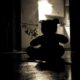 teddy in darkness