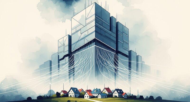 AI data centres taking electricity.