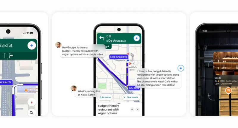 Google Maps with Gemini.