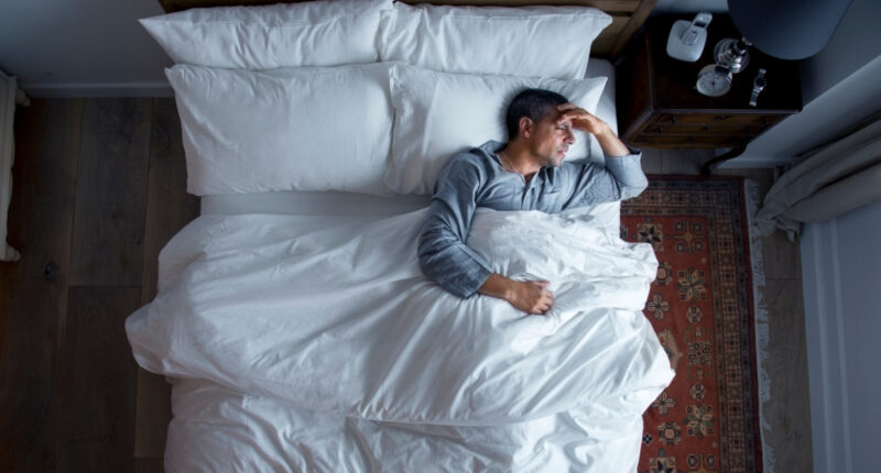 Sleepless because of social media.