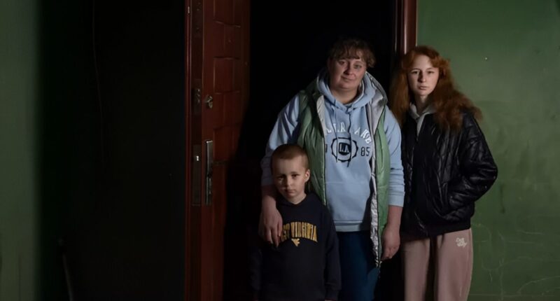 Children and families in Ukraine.