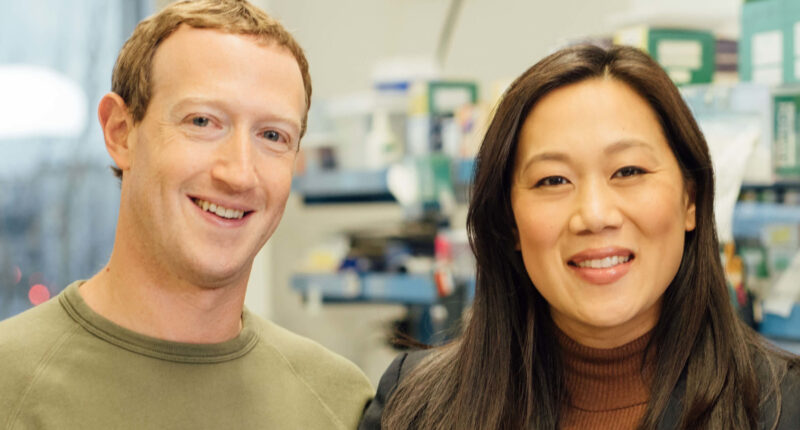 Mark Zuckerberg and Priscilla Chan.