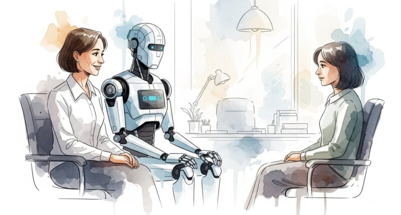 Psychologists using AI.