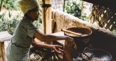 organised older woman.