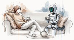 Chatbots talking to humans.