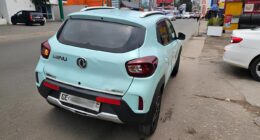 Electric vehicle taxi in Accra, Ghana.