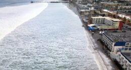 Mission Beach boardwalk in San Diego.