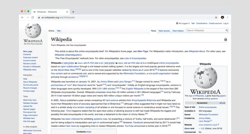 Wikipedia.