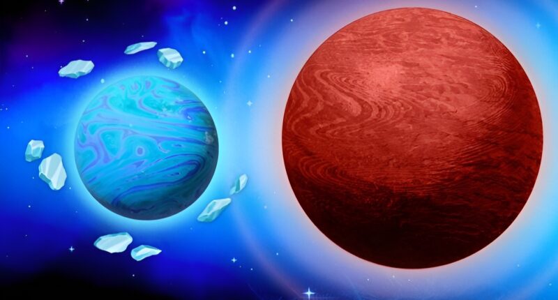 A mini-Neptune and hot Jupiter.